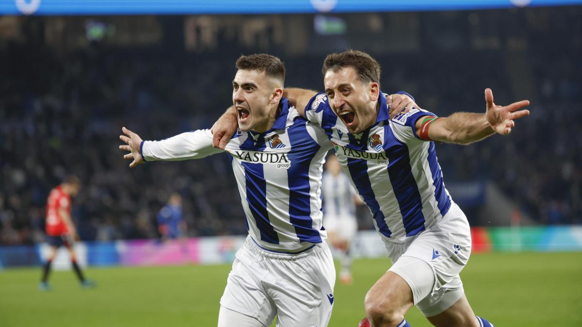 Un cuarto de hora mágico de la Real vale una semifinal de Copa