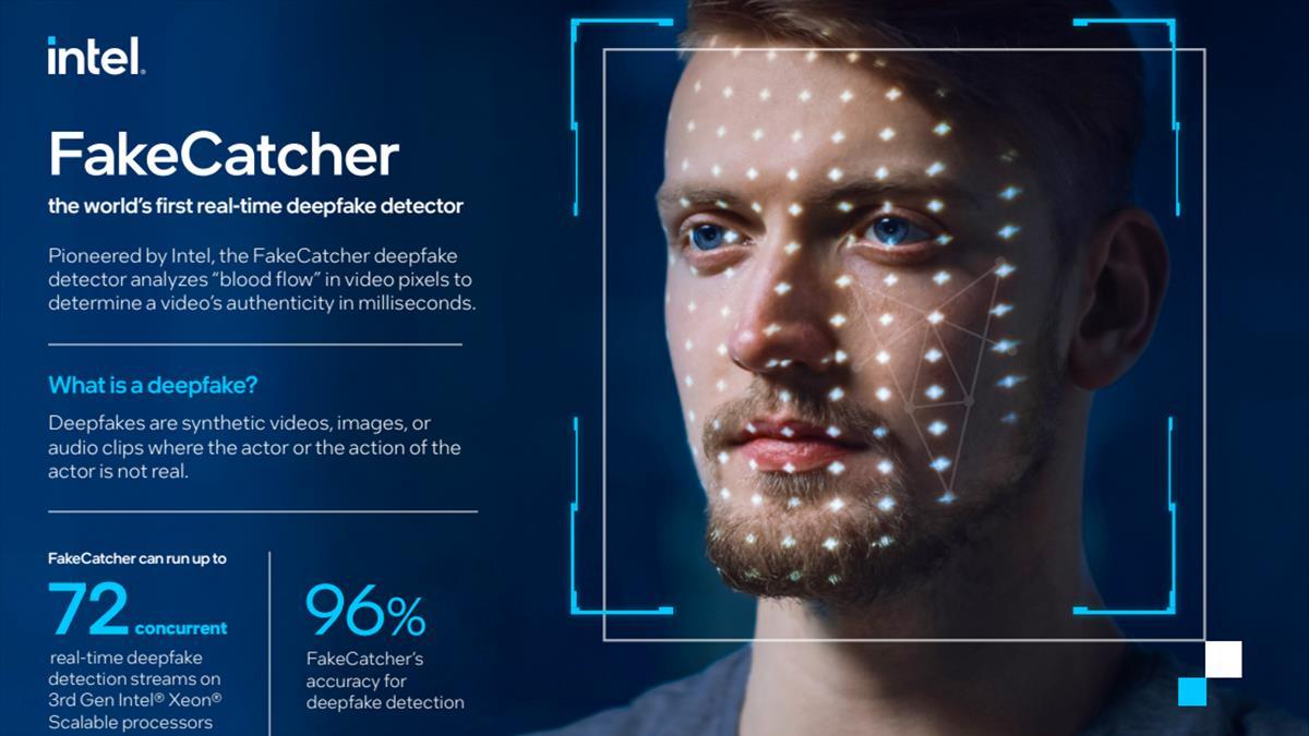 Intel presenta FakeCatcher, un detector de deepfakes con un 96% de precisión