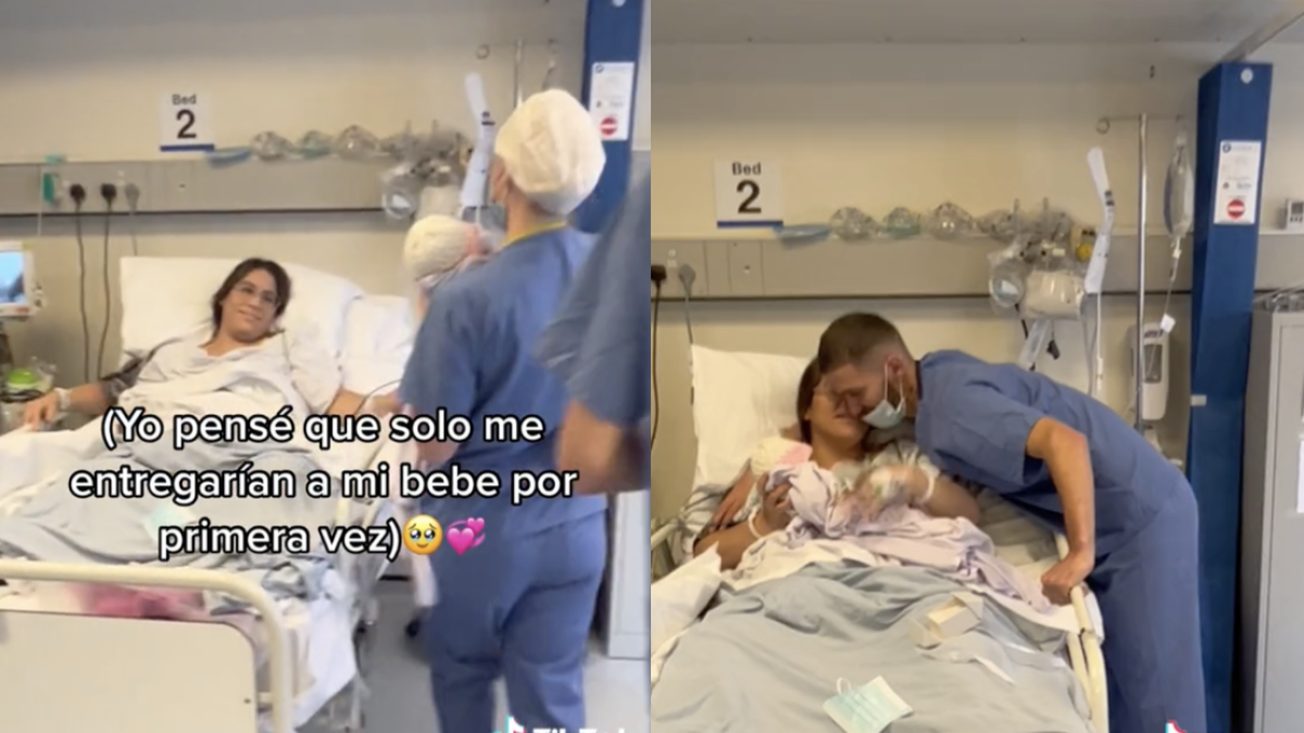Le pide matrimonio a su pareja tras el parto de su bebé y la emotiva escena acumula 9 millones de visitas